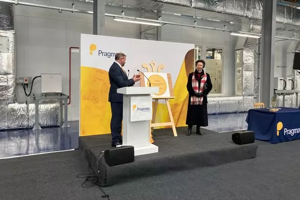 Princess Anne visits North East to open Pragmatic Park microchip factory